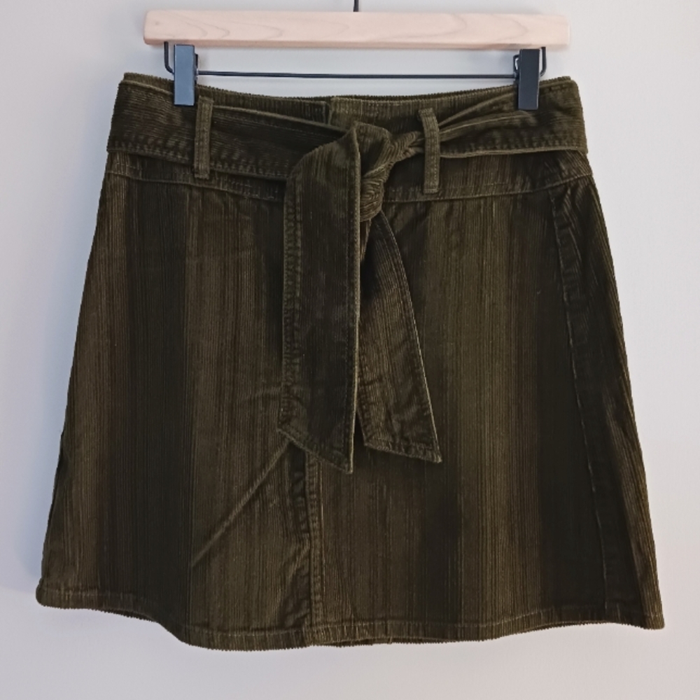 Rewash Corduroy Mini Skirt Olive Green Size 9/29